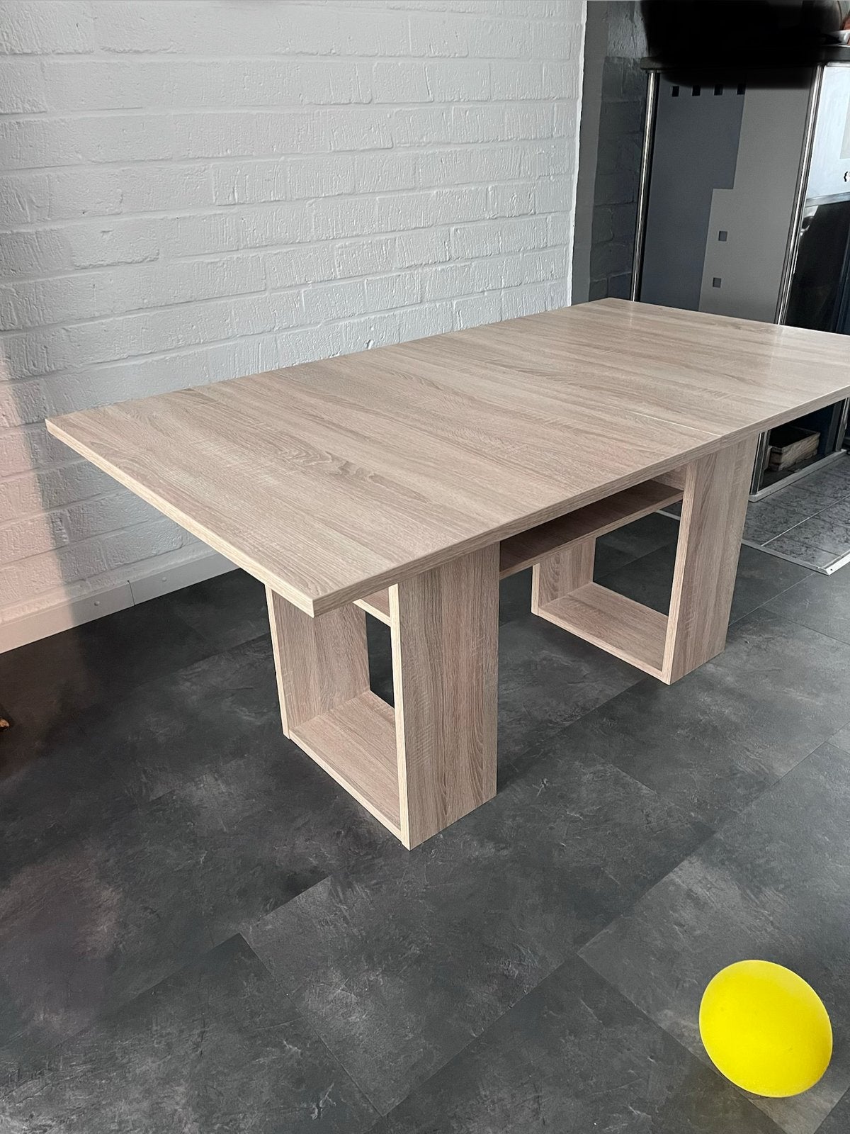 Eettafel, Huis en Inrichting, Tafels | Eettafels, Ophalen, 200 cm of meer, 50 tot 100 cm, Zo goed als nieuw