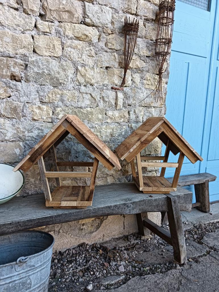 Zelf gemaakte vogel huisjes te koop! Voederhuisje., Tuin en Terras, Ophalen, Nieuw