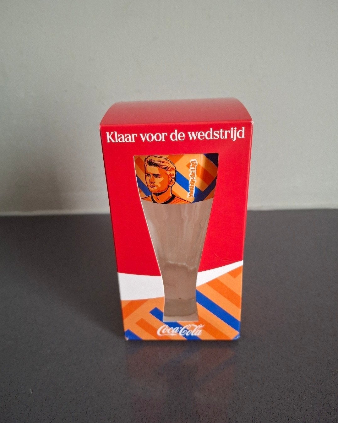 Coca-Cola oranje glas Matthijs de Ligt WK voetbal 2026, Ophalen of Verzenden, Nieuw, Overige typen