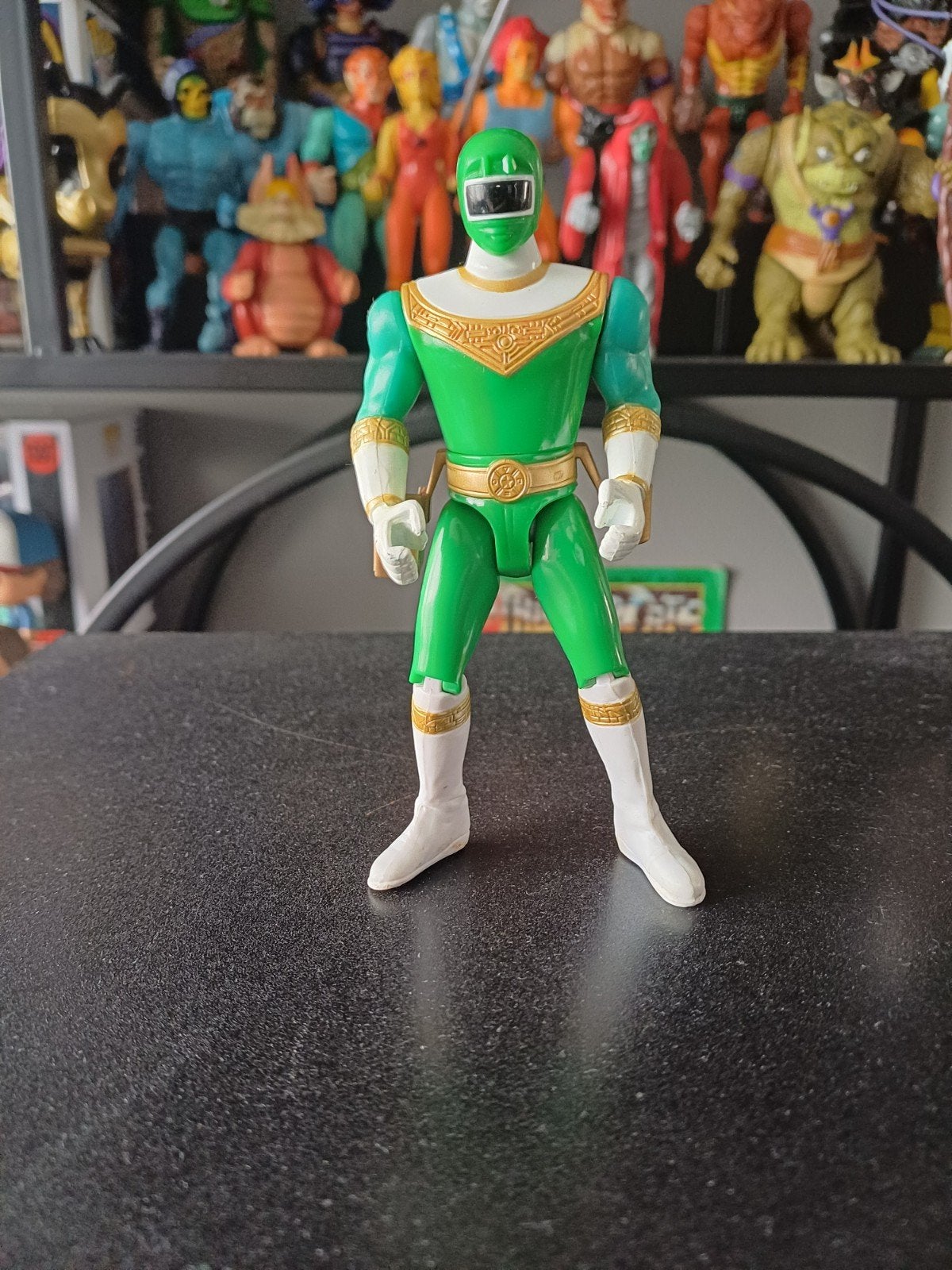 Power Rangers Zeo green ranger 1996, Ophalen of Verzenden, Zo goed als nieuw