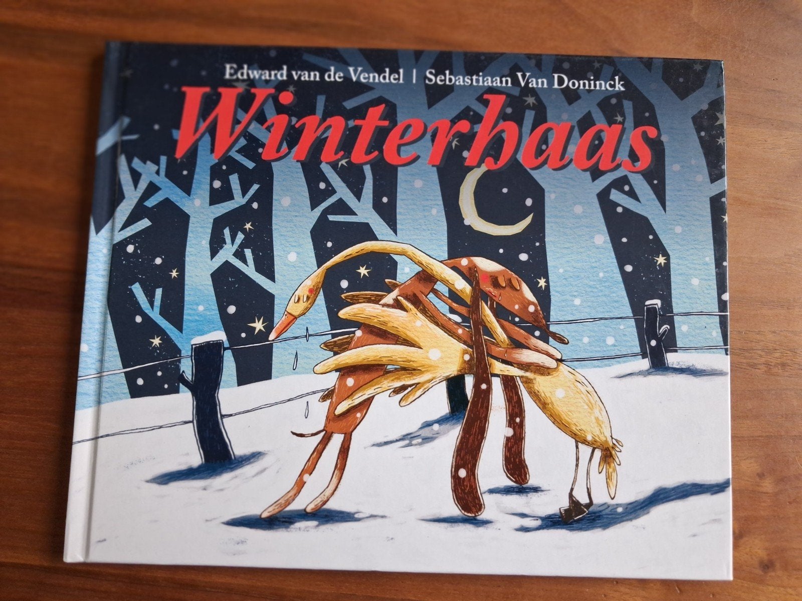 Winterbaas - Edward van de Vendel & Sebastiaan Van Doninck, Boeken, 5 of 6 jaar, Jongen of Meisje, Ophalen of Verzenden, Zo goed als nieuw