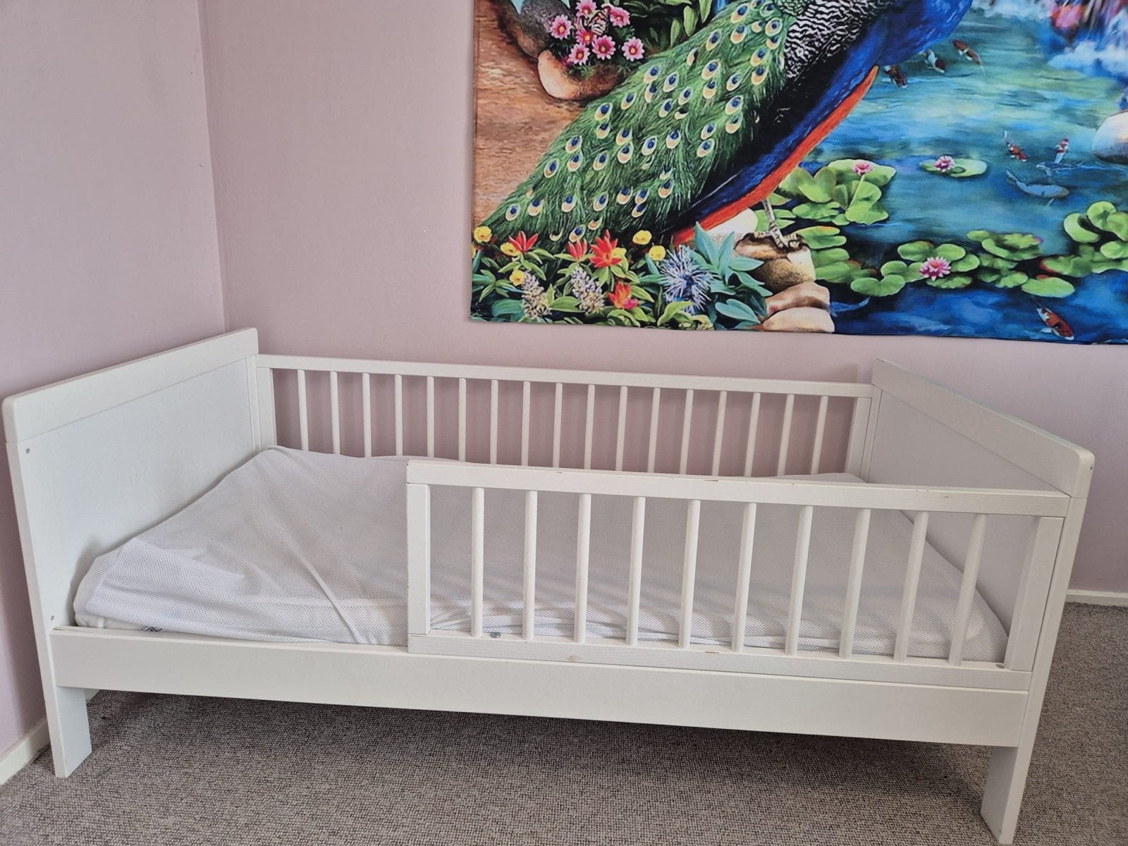 Petit Amelie peuterbed 140x70 - Ophalen in Doornspijk, Ophalen, Gebruikt, 140 tot 160 cm, 70 tot 85 cm