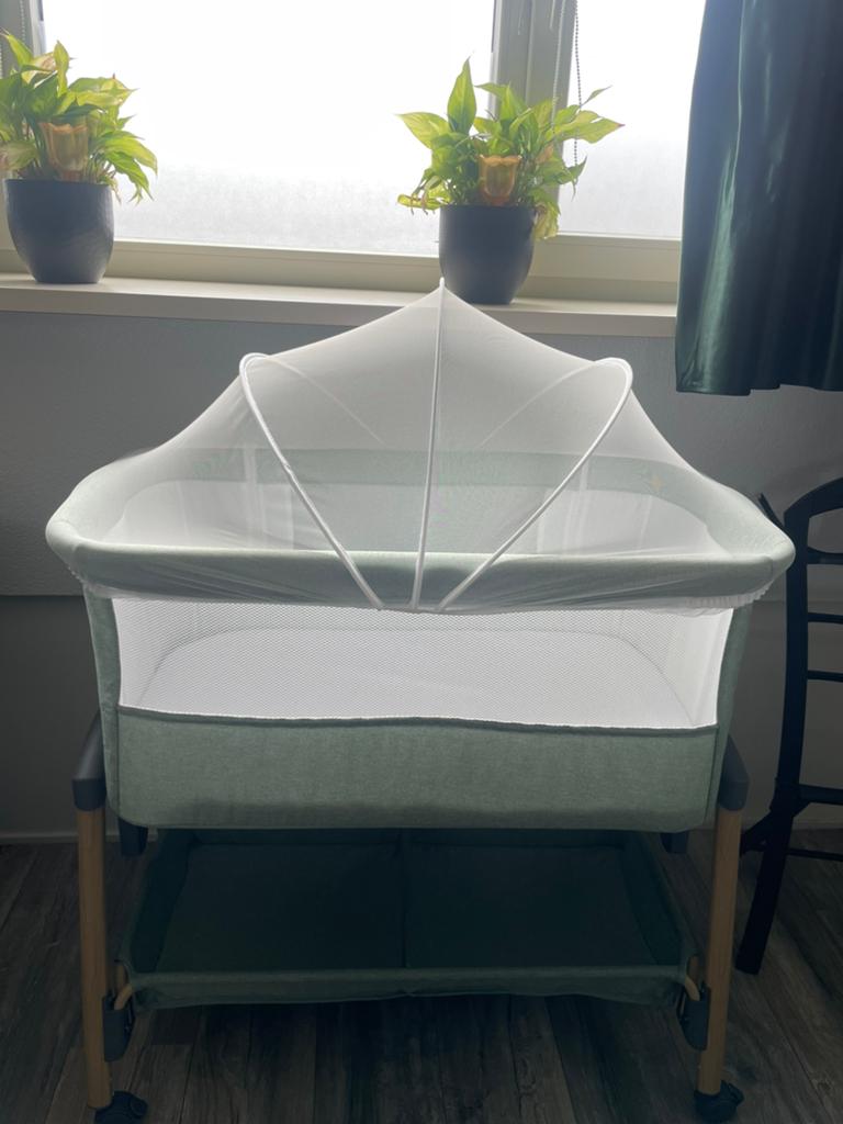 Stijlvolle Cosleeper met Aerosleep Matras en 2 Hoesjes, Ophalen, Zo goed als nieuw, Wieg