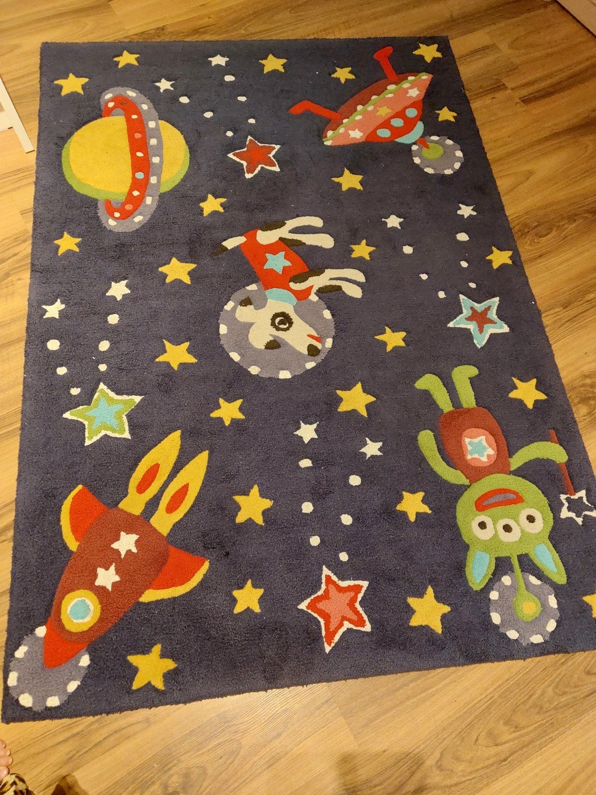 Vrolijk Kinderkleed Ruimtevaart Thema - Zo goed als nieuw, Ophalen, 100 tot 150 cm, Zo goed als nieuw, Ruimtevaart, Speels, Kinderlijk