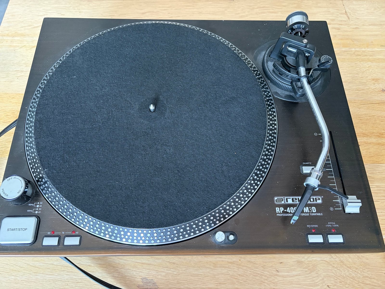 Reloop RP-4000 M3D Professionele High Torque Platenspeler, Overige merken, Pitch-regelaar, Ophalen of Verzenden, Zo goed als nieuw
