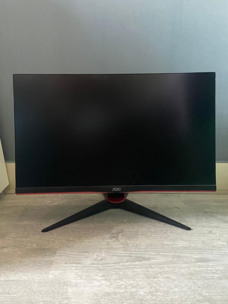 AOC Gaming Monitor - 24 inch, Computers en Software, Monitoren, IPS, Ingebouwde speakers, Full HD, Zo goed als nieuw
