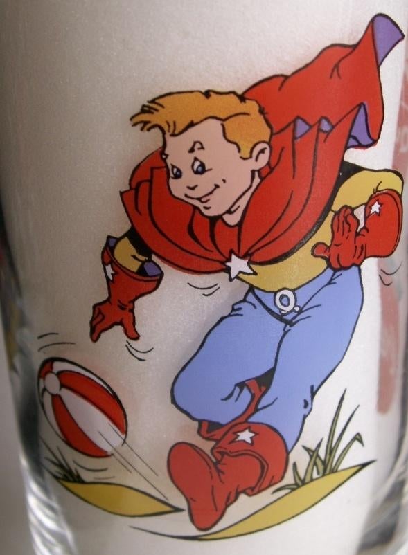 Coca Cola glas Quick stripfiguur jongen en Always Coca-Cola, Ophalen of Verzenden, Nieuw, Bierglas