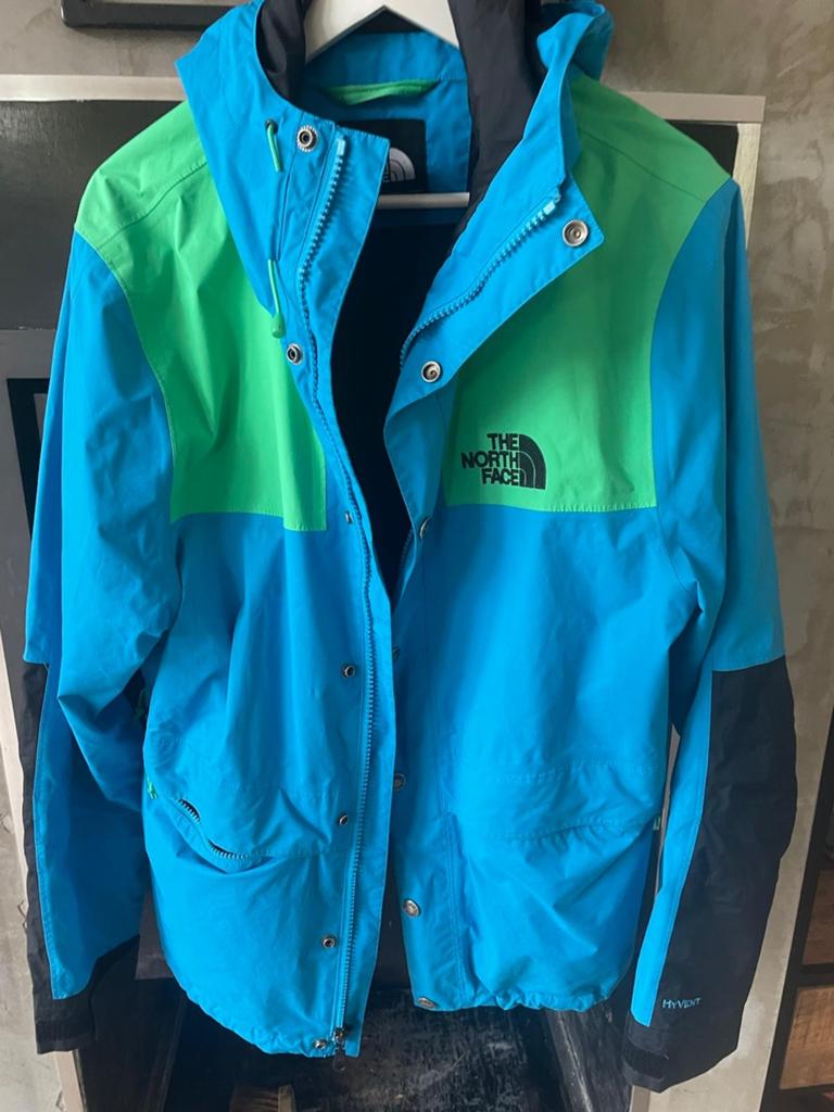 The North Face Mountain Jacket HyVent - Maat L, Ophalen of Verzenden, Zo goed als nieuw, Maat 52/54 (L), Blauw