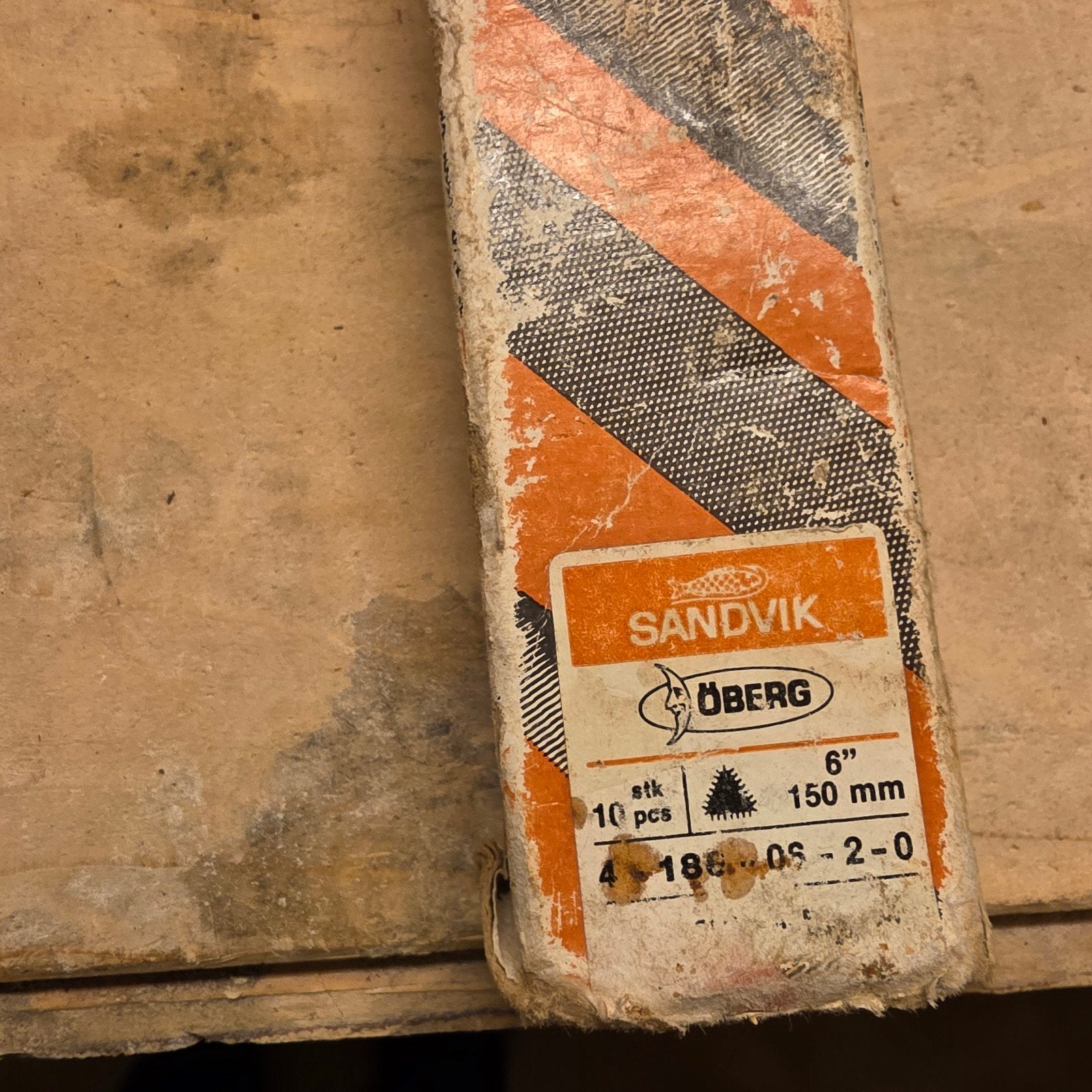 Sandvik Öberg vijlen set - 150 mm, Ophalen of Verzenden, Gebruikt, Vijl/Rasp, Overige merken