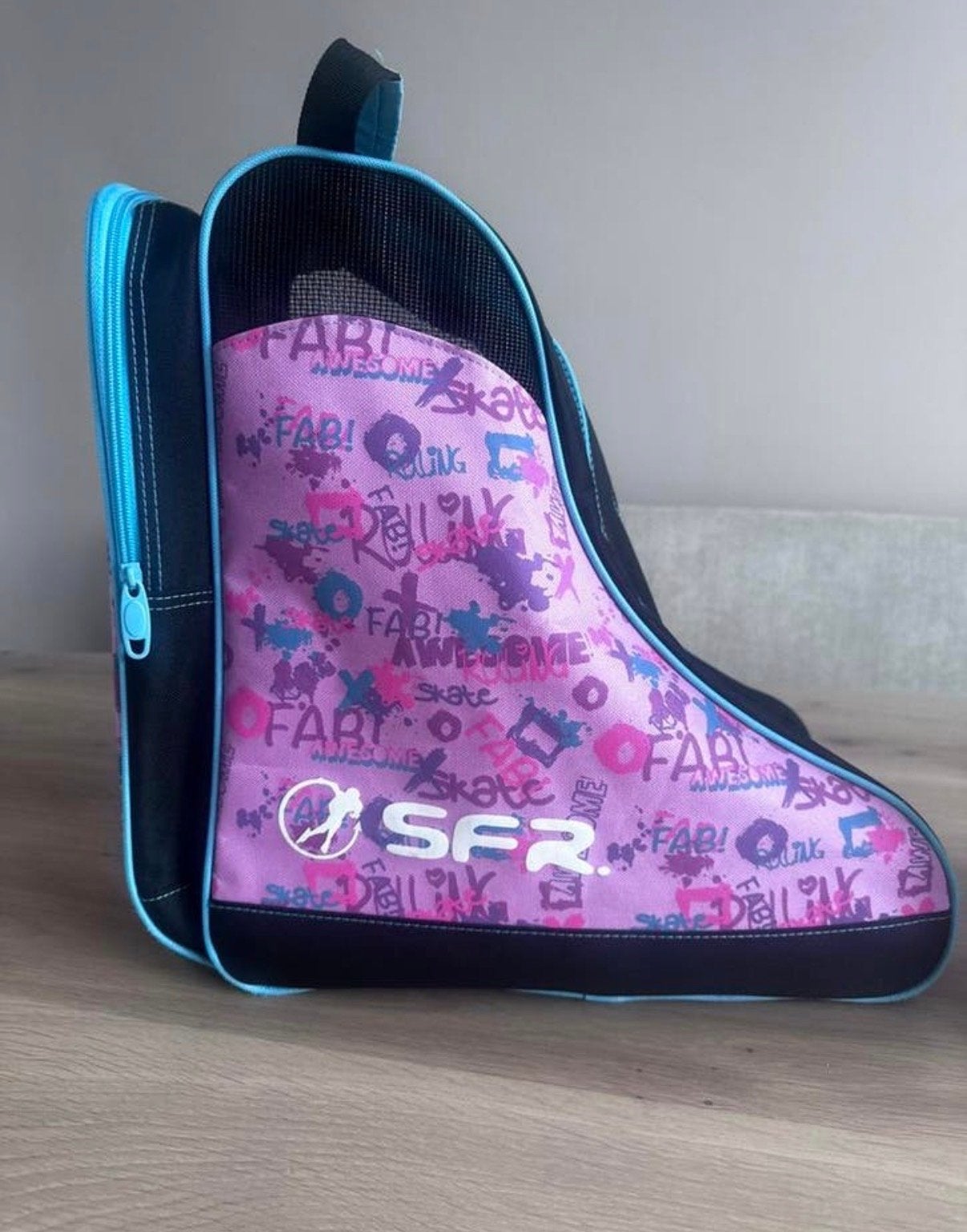 SFR Schaatsentas - Roze/Paars met Blauwe accenten, Sport en Fitness, Schaatsen, Ophalen, Gebruikt, Overige typen, Overige merken