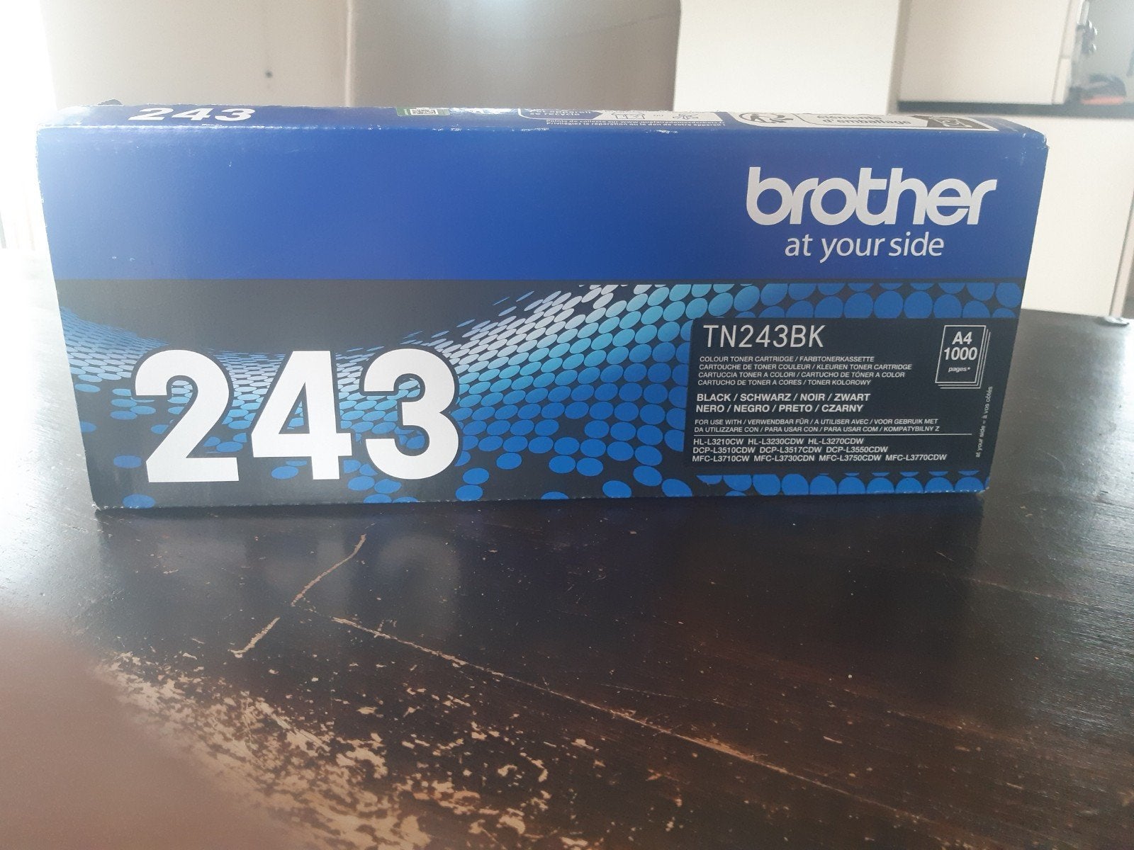 Brother TN243BK Zwarte Toner Cartridge - Nieuw, Ophalen of Verzenden, Nieuw, Toner, Brother