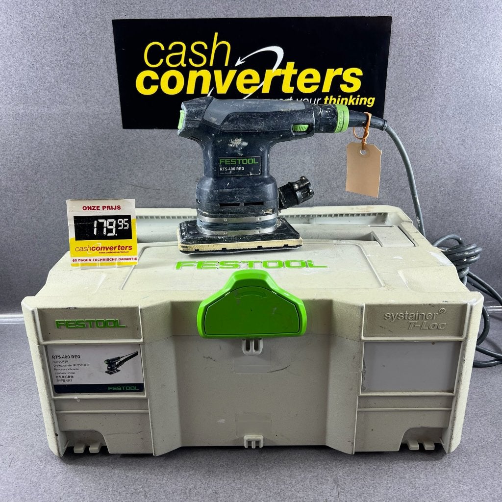 Festool DTCC400 Schuurmachine | in koffer | 407901, Ophalen of Verzenden, Gebruikt, Minder dan 600 watt, Vlakschuurmachine