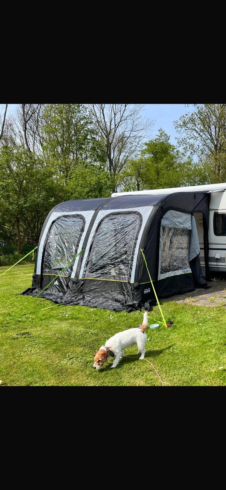 Oppomp tent, Caravans en Kamperen, Ophalen, Zo goed als nieuw