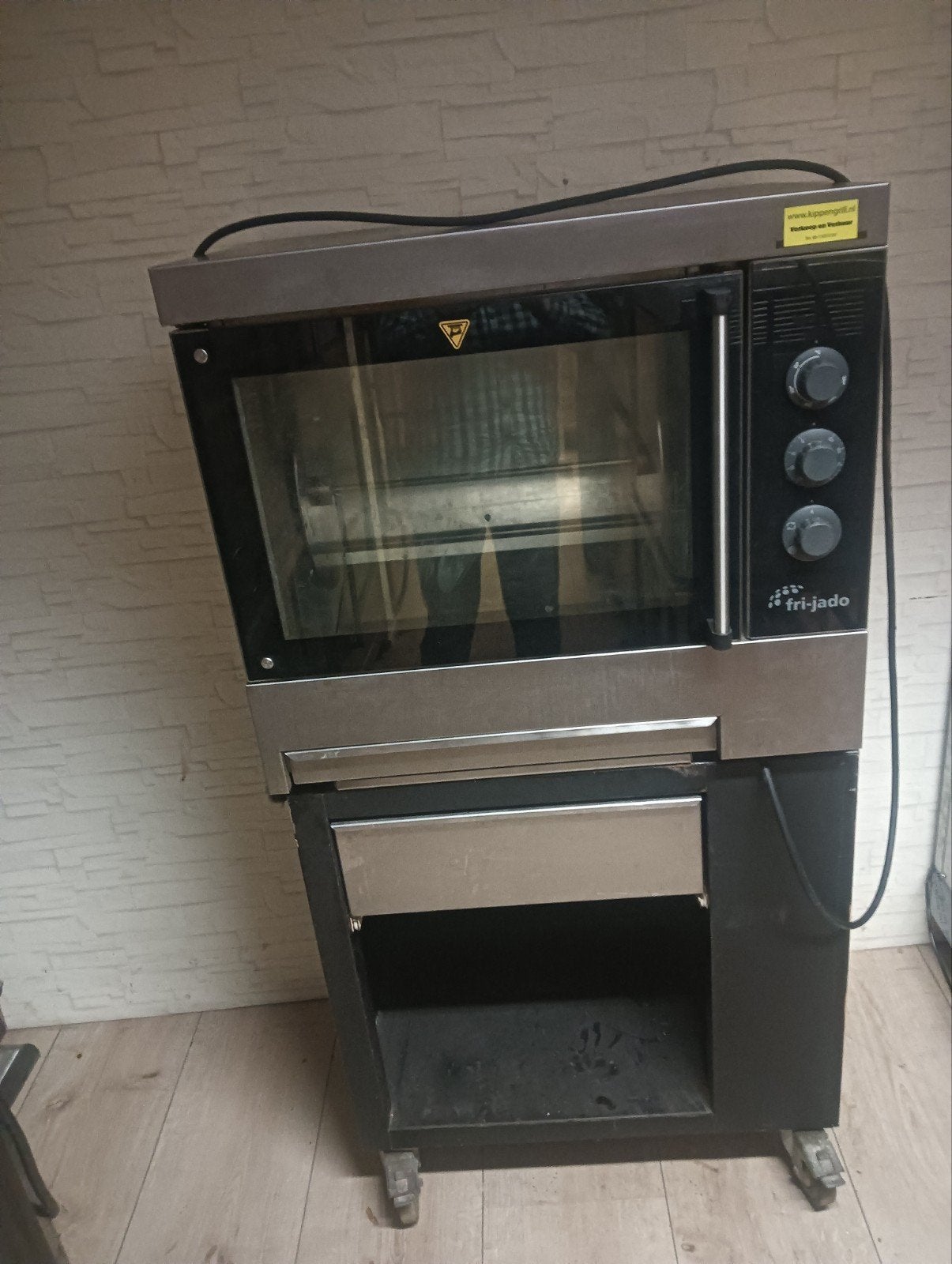 kippengrill,frijado,tg 4,220v,uniek exemplaar,eurogrill, Fornuis, Frituur en Grillen, Gebruikt, -, -