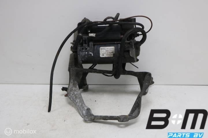Luchtvering compressor + steun Audi A8 4E 4E0616005F, Gebruikt