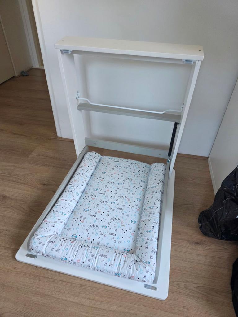 Badabulle Plouf Inklapbare Luierplank - Compact en Handig, Ophalen
