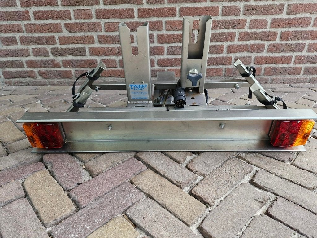 Twinny Load fietsendrager inclusief Twinny Load Brinkmatic, Auto diversen, Fietsendragers, Ophalen, 2 fietsen, Gebruikt, Trekhaakdrager