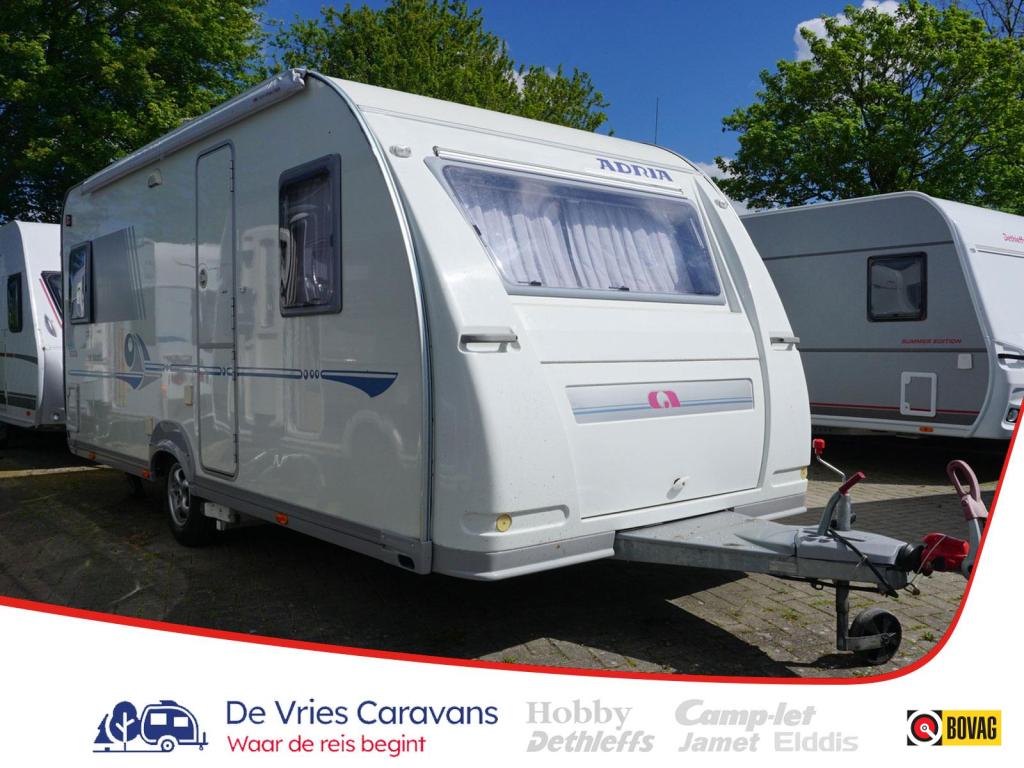 Adria Adiva 502 UP mover, luifel, Caravans en Kamperen, Caravans, Rondzit, Bedrijf, 5 tot 6 meter, Schokbreker