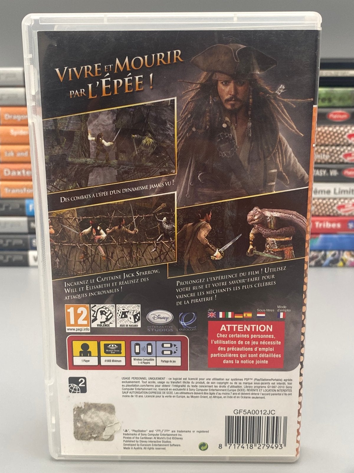 Pirates of the Caribbean At World’s End - PSP PlayStation, Avontuur en Actie, Gebruikt, 1 speler, Ophalen of Verzenden