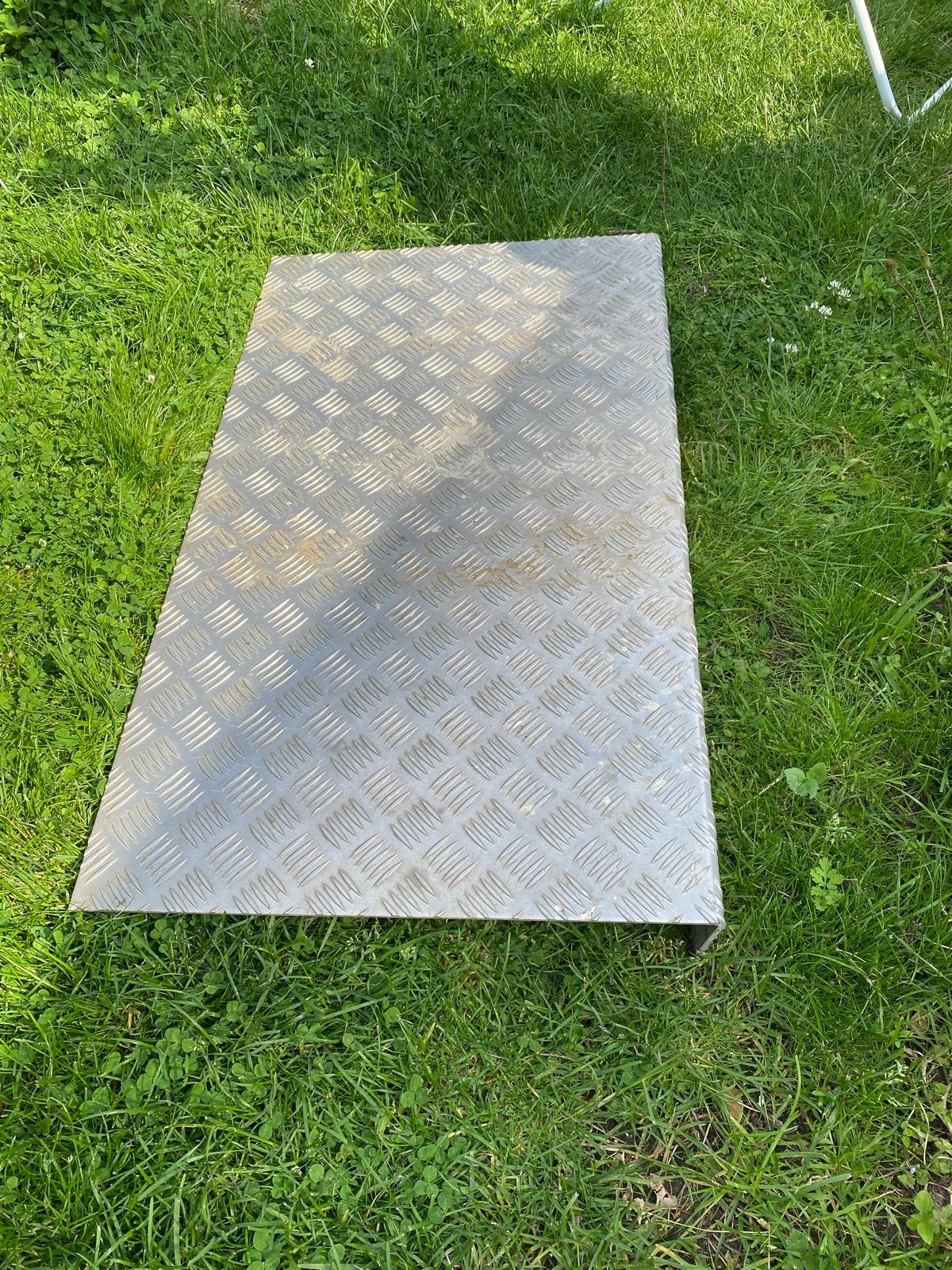 Aluminium oprijplaat drempelhulp, Diversen, Verpleegmiddelen, Ophalen, Zo goed als nieuw