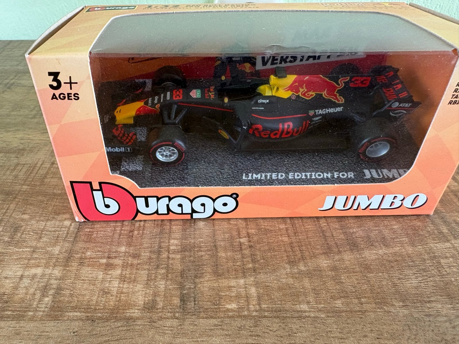 Bburago Red Bull Racing RB13 Max Verstappen 2017 (Jumbo), Ophalen of Verzenden, Nieuw