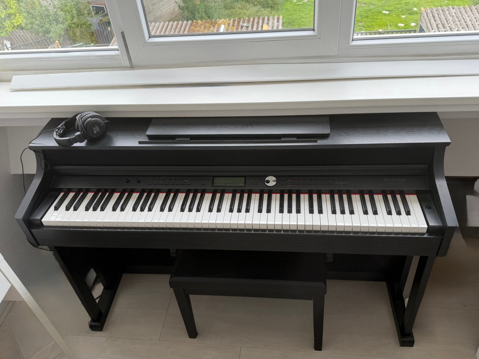 Thomann DP-95 B piano, Ophalen of Verzenden, Zo goed als nieuw, Zwart