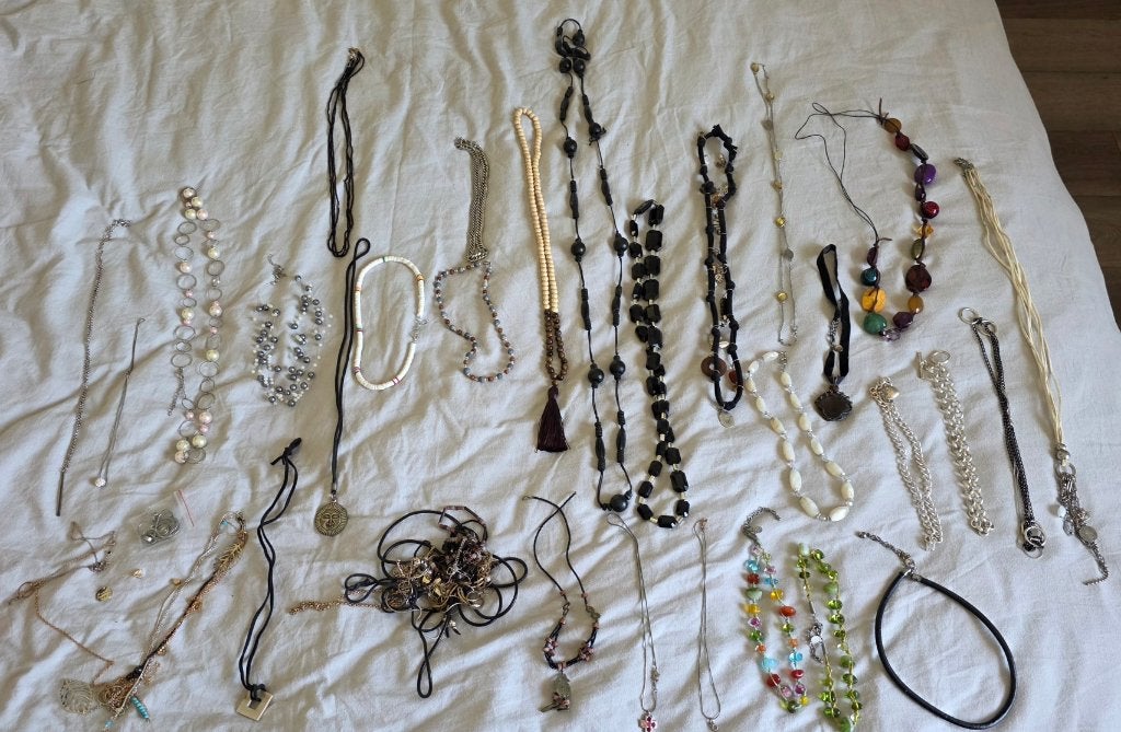 Te koop een verzameling sieraden, Sieraden, Tassen en Uiterlijk, Antieke sieraden, Ophalen of Verzenden, Overige materialen, Overige typen