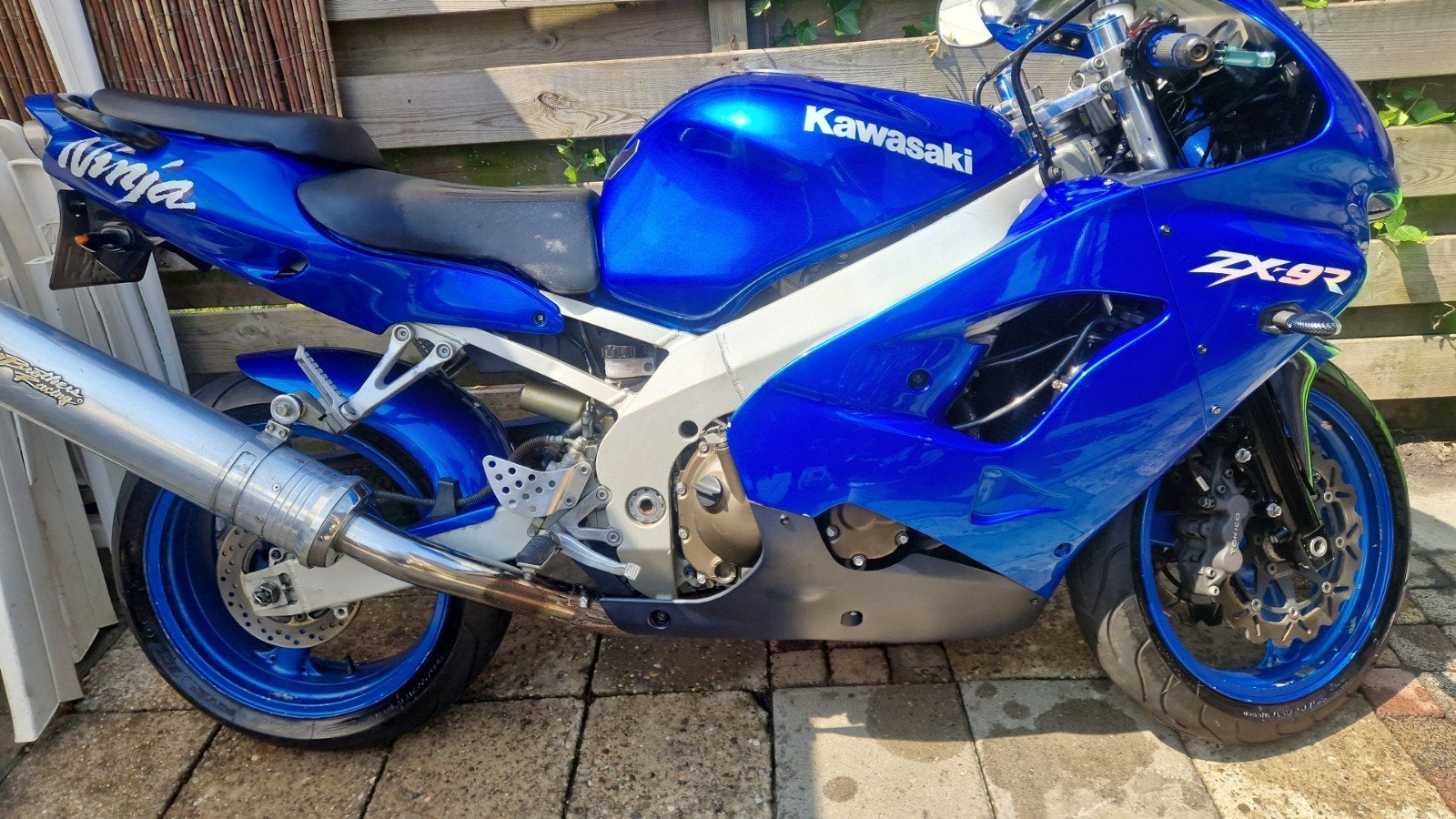 Kawasaki ZX-9R Ninja Sportmotor - Blauw, Ophalen of Verzenden