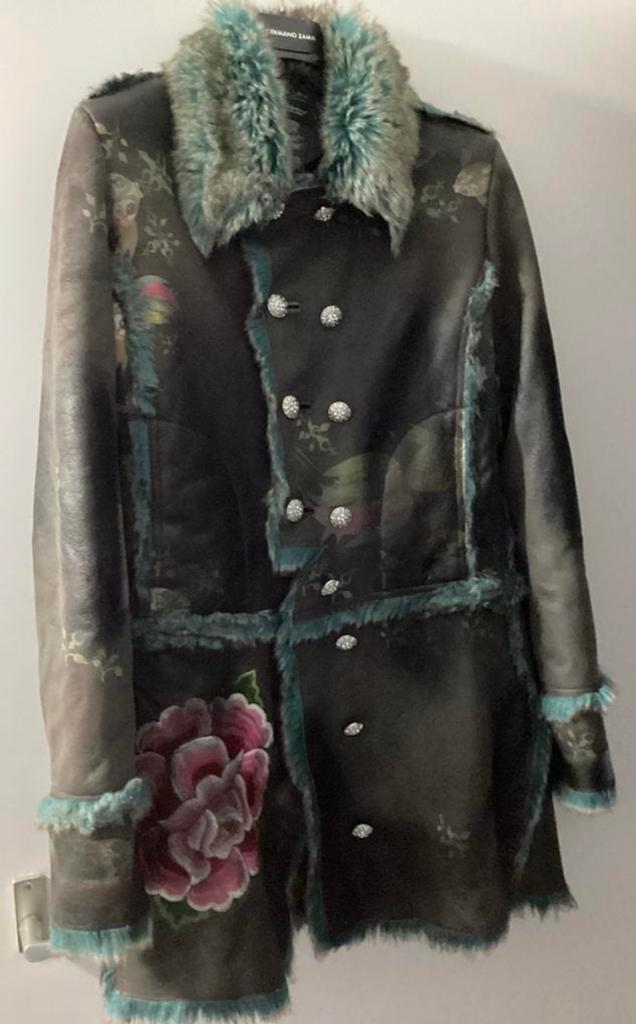 Custo Barcelona,Lammy Shearlingcoat maat 40,ongedragen, Ophalen of Verzenden, Nieuw, Maat 38/40 (M), Overige kleuren