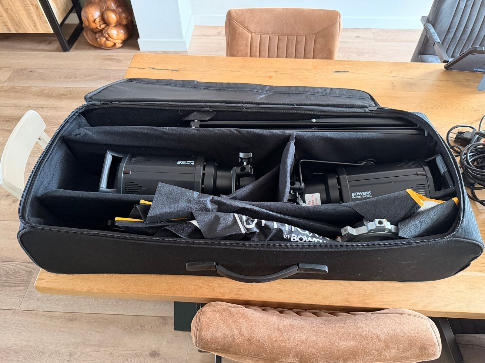 Complete Bowens Studio Flitsset gemini GM500R, Overige merken, Flitser, Verzenden, Zo goed als nieuw