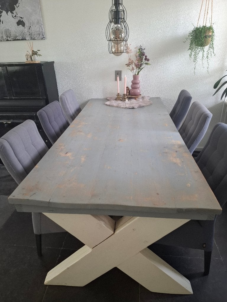 Eettafel, Ophalen, Gebruikt, 200 cm of meer, 50 tot 100 cm