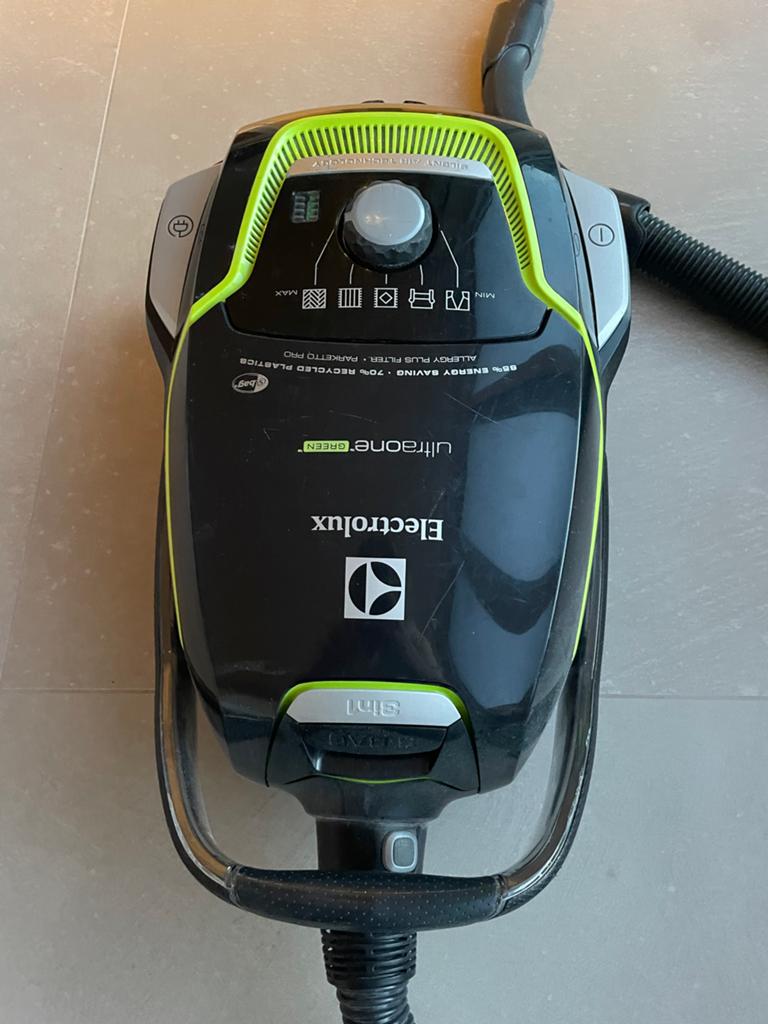 Electrolux UltraOne Green Stofzuiger, Witgoed en Apparatuur, Stofzuigers, Stofzak, Gebruikt, Ophalen of Verzenden, Minder dan 1200 watt
