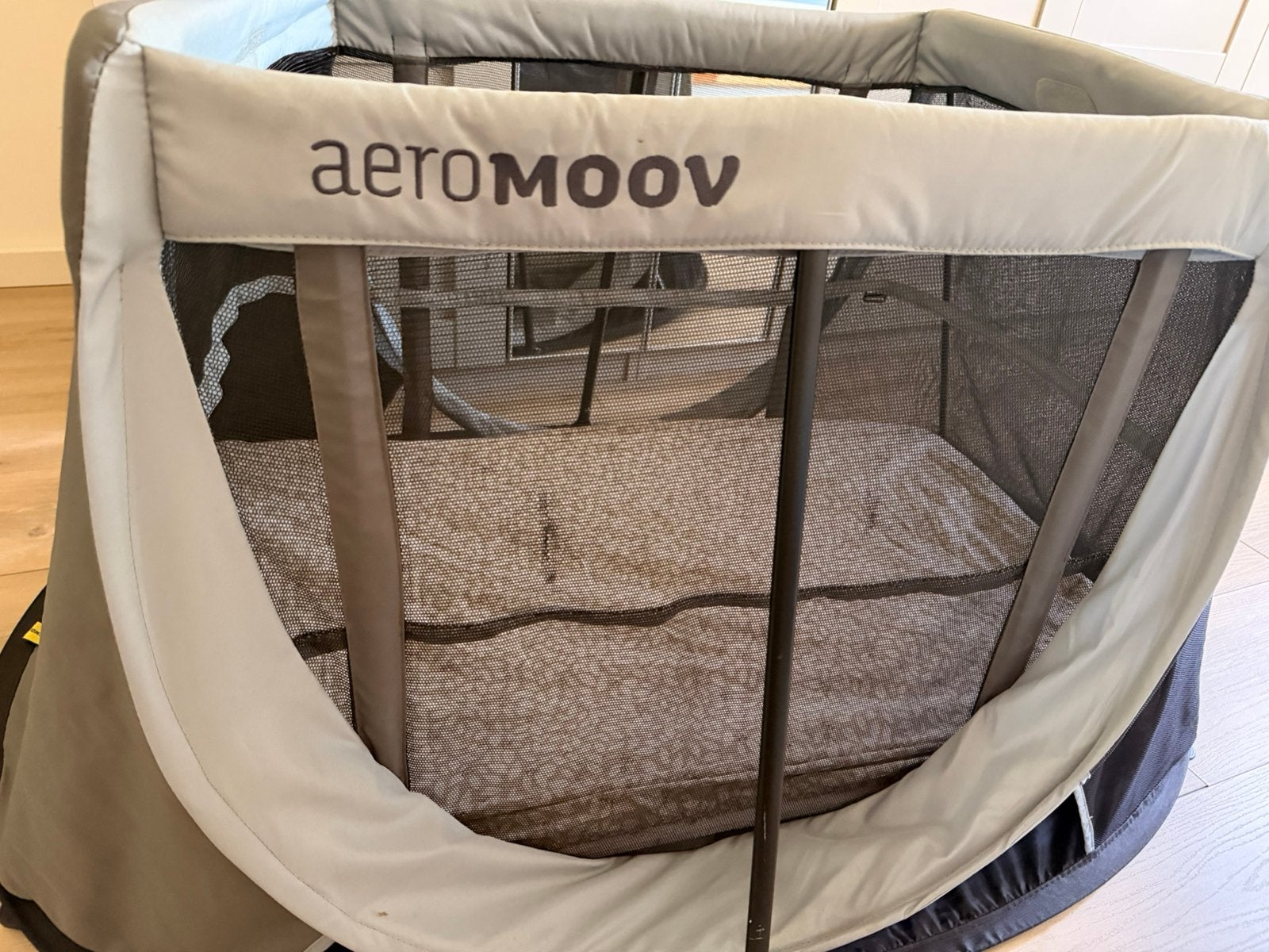 Aeromoov bedje, Ophalen, Zo goed als nieuw, Minder dan 140 cm, Matras