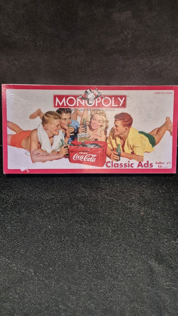 Monopoly Coca Cola Classic Adds, collector's edition. 5A14, Hobby en Vrije tijd, Gezelschapsspellen | Bordspellen, Tweedehands verkoop