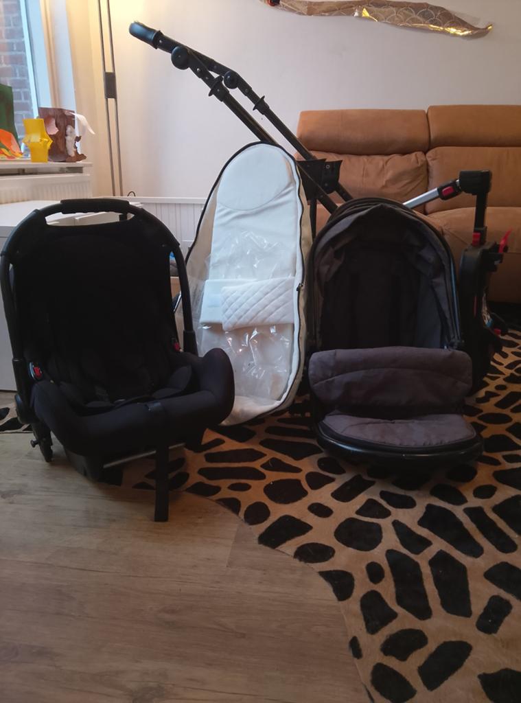 Complete Sleeworld 3-in-1 Kinderwagen, Gebruikt, Met autostoeltje, Combiwagen, Ophalen