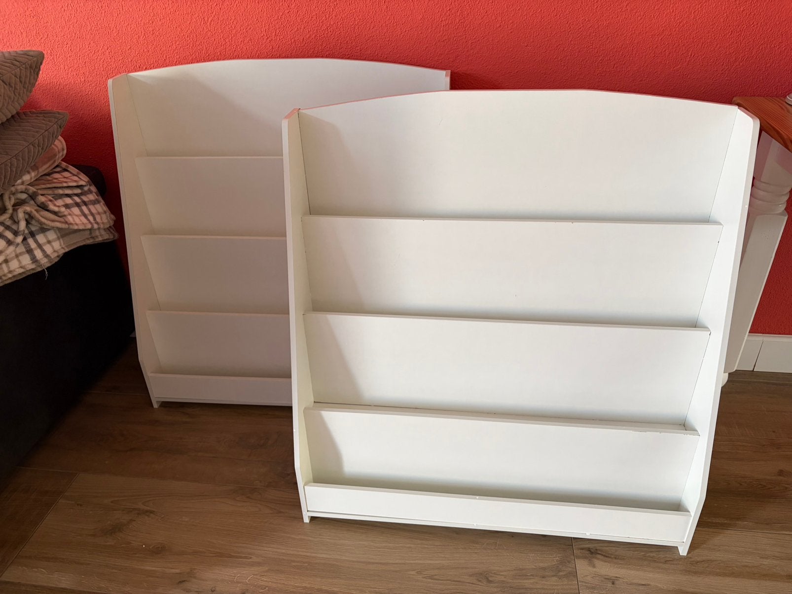 Witte Boekenrekken, boeken/tijdschrift/folders - 82x89x30 cm, Huis en Inrichting, Kasten | Boekenkasten, Ophalen, Met plank(en)