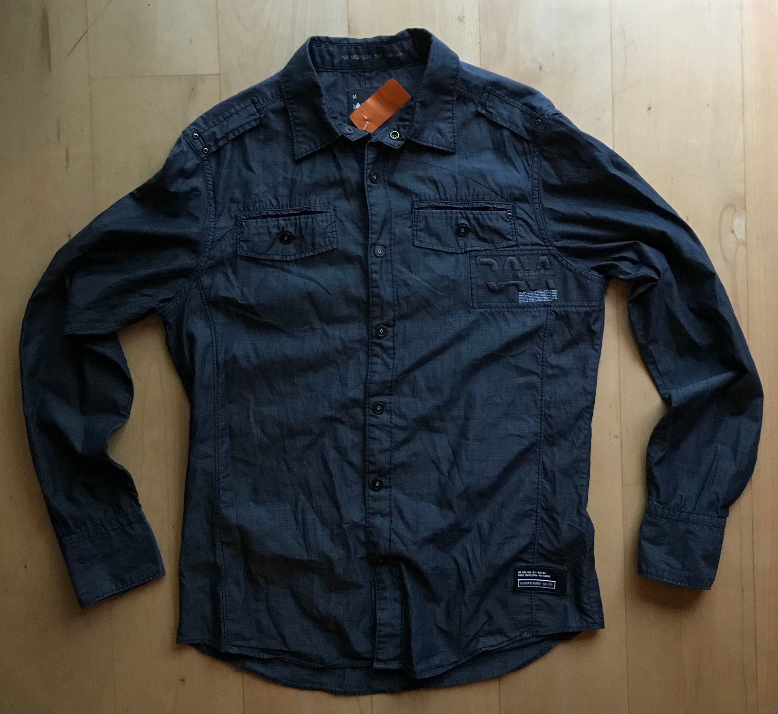 G Star Raw G-Star overhemd zwart M, Ophalen of Verzenden, Zwart, Halswijdte 39/40 (M)