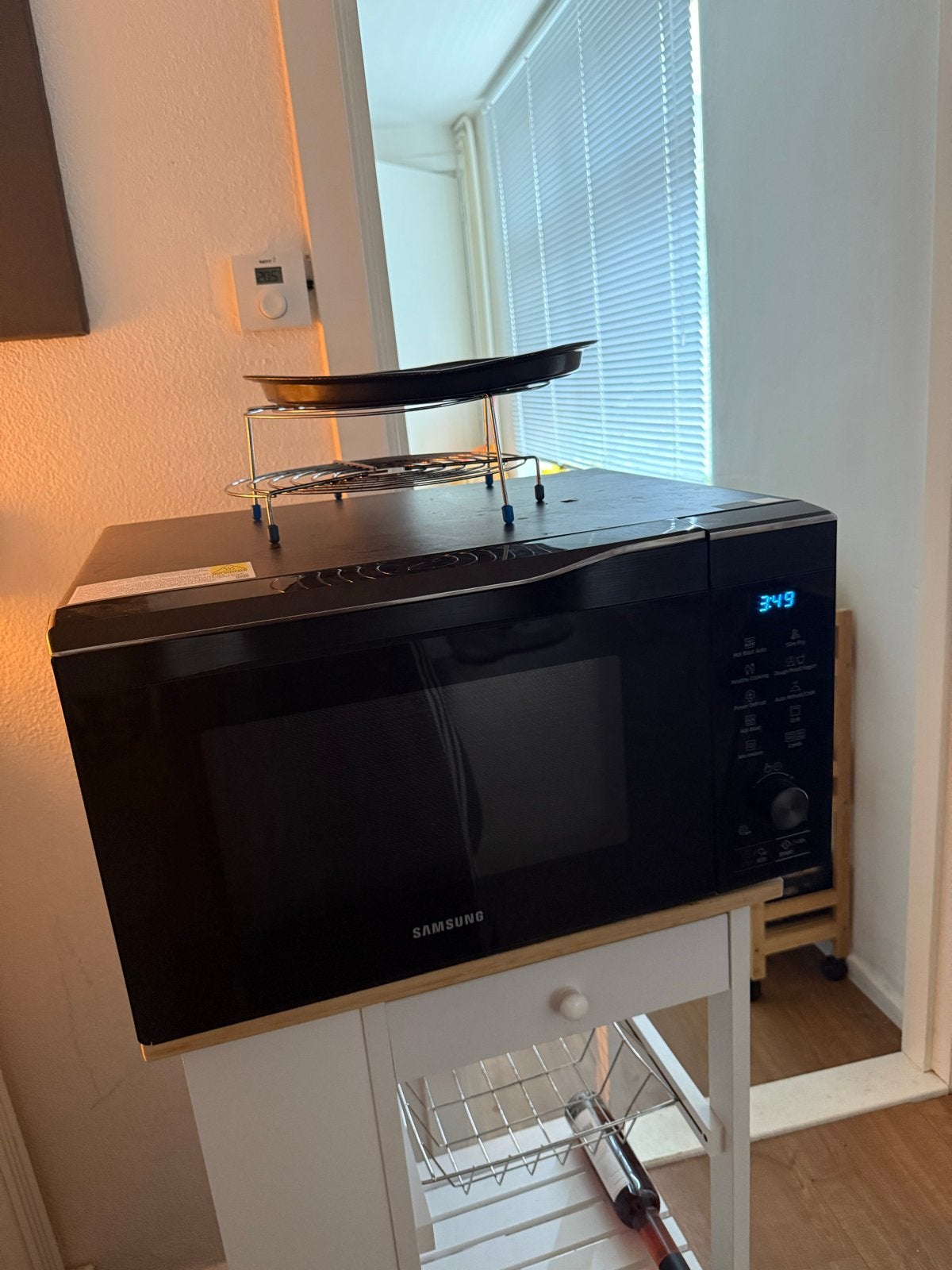 Samsung Combi-oven  MC32K7055CK, Ophalen, Combimagnetron, Crisp, Zo goed als nieuw
