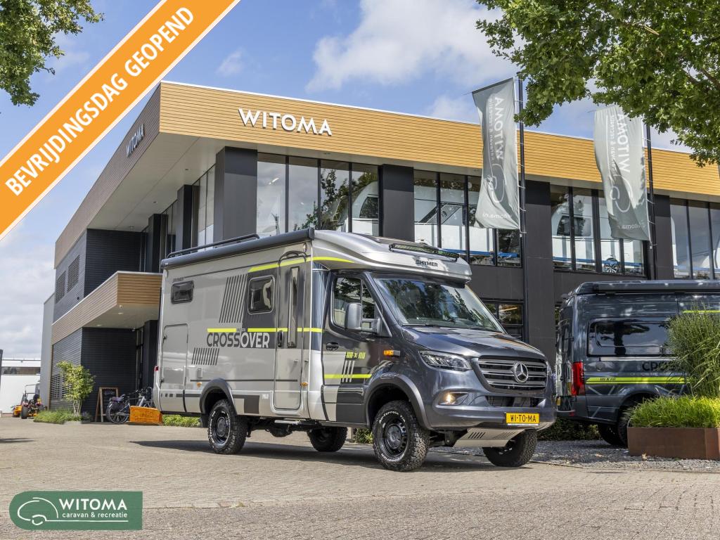 HYMER ML-T 570 CROSSOVER 4x4 DEMO AANBIEDING, Caravans en Kamperen, Campers, Automaat, Luifel, Standaard zit, Achteruitrijcamera