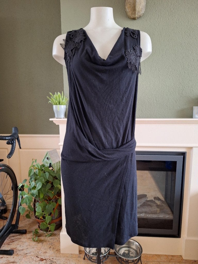Vanessa Bruno jurk LBD 1 S 36, Verzenden, Zwart, Vanessa Bruno, Zo goed als nieuw