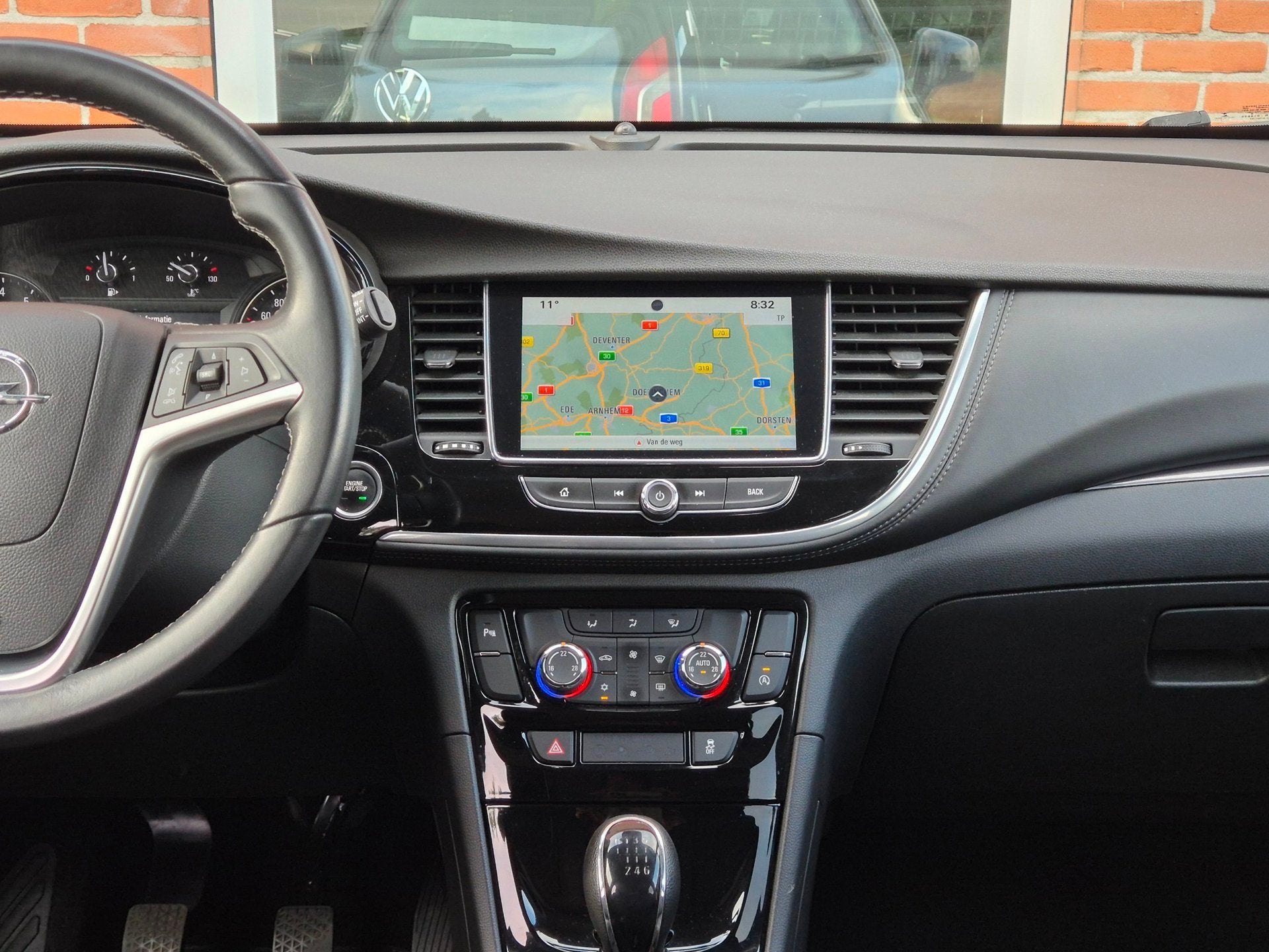 Opel Mokka X 1.4 Turbo Innovation 140PK 5drs clima, cruise,, Auto's, Voorwielaandrijving, Gebruikt, Euro 6, Leder en Stof