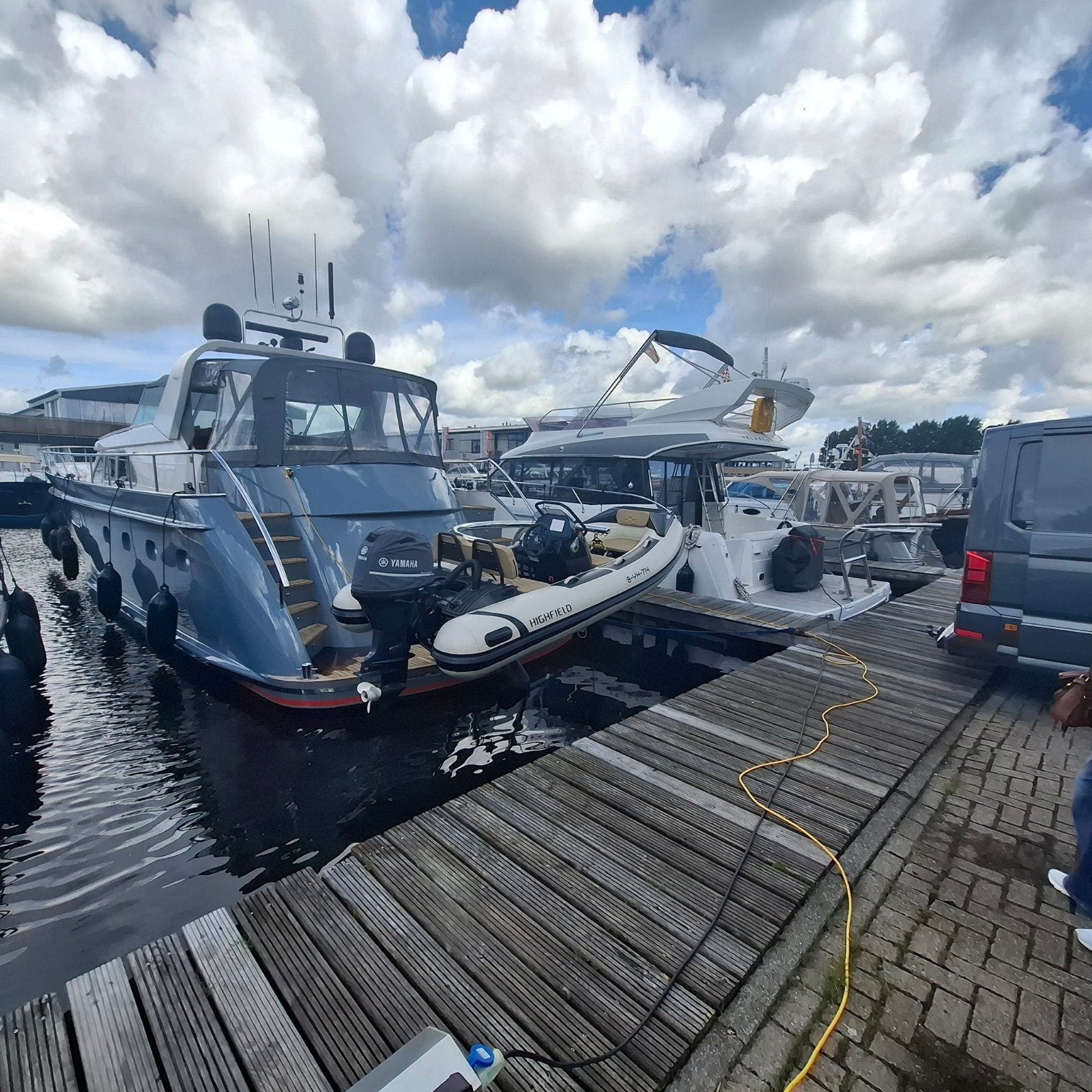 Davits 'davitnieuwestijl' uit Friesland in RVS, Ophalen, Nieuw, Overige typen, Motorboot