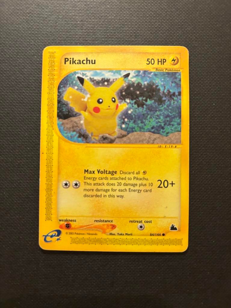 Pikachu Pokémon Kaart 2003 (84/144), Ophalen of Verzenden, Zo goed als nieuw, Losse kaart