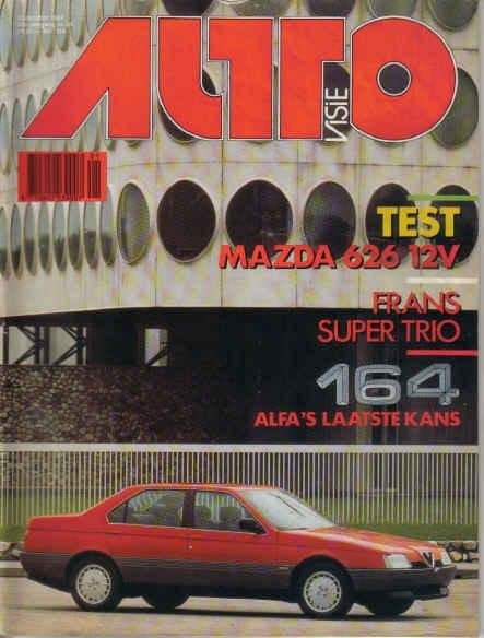 Autovisie 21 1987 : Citroen BX GTi 16V - Peugeot 405 Mi16, Ophalen of Verzenden, Gelezen, Algemeen