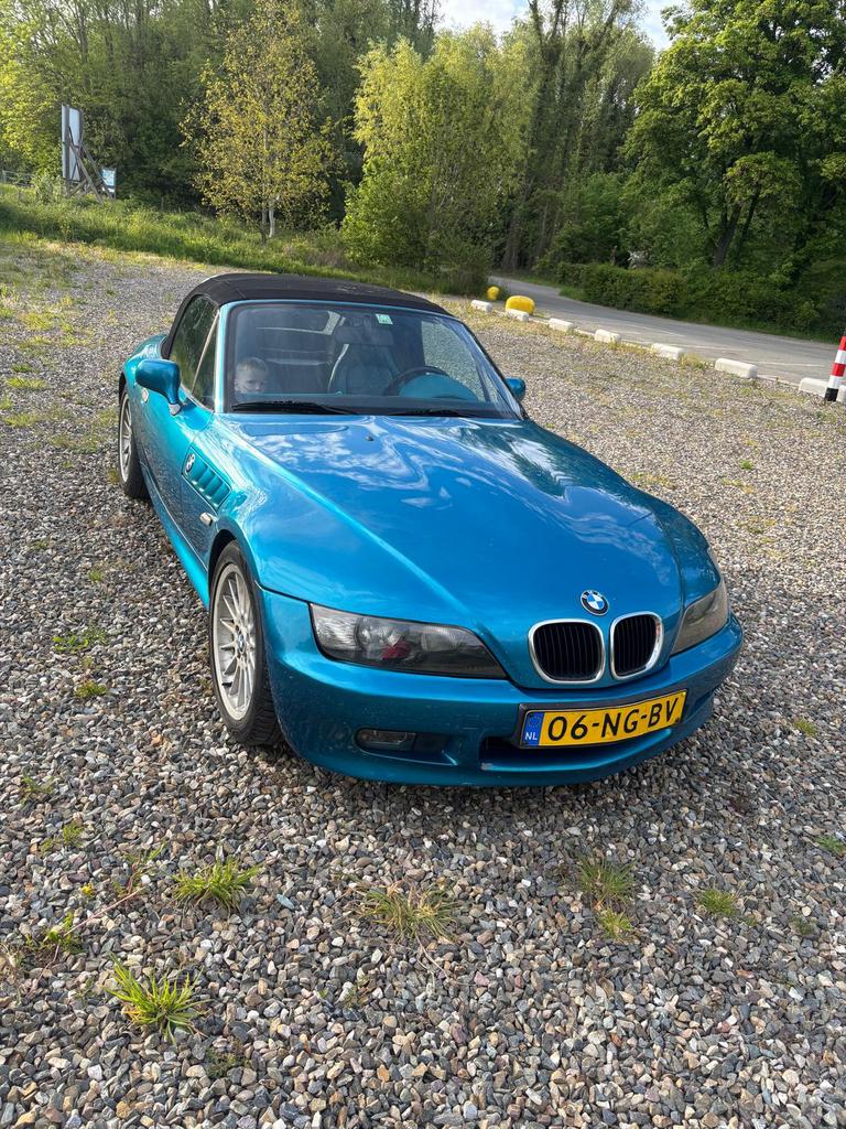 BMW Z3 1.9 103KW  Blauw INDIVIDUAL APK 10-05-2027 AANBIEDING, Auto's, 1160 kg, Achterwielaandrijving, Cabriolet, Blauw