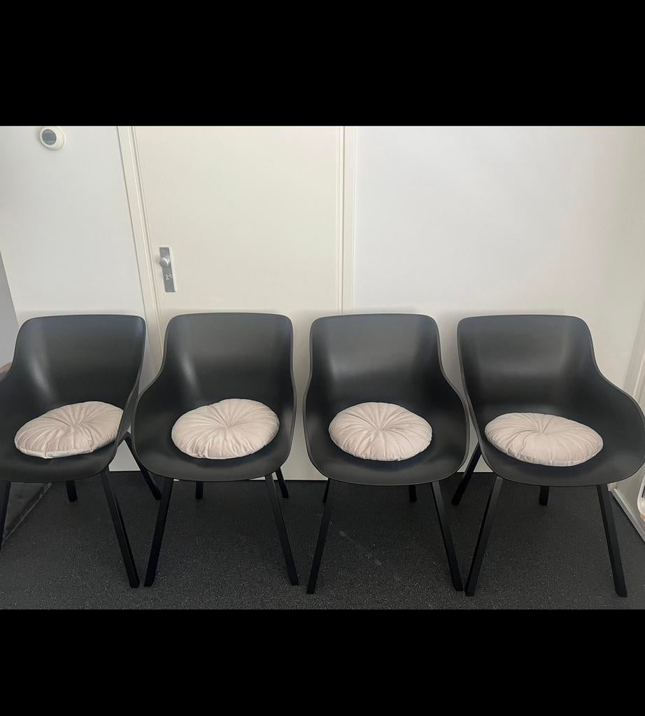 Eettafel en stoelen, Ophalen, Kunststof, 100 tot 150 cm, Rond