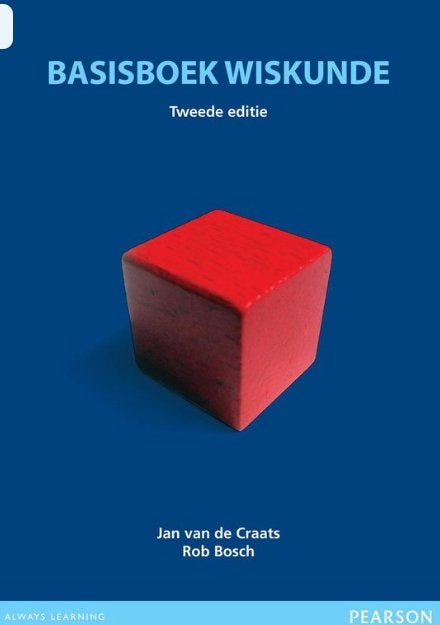 basisboek wiskunde, Boeken, Ophalen of Verzenden, Beta, Zo goed als nieuw, HBO