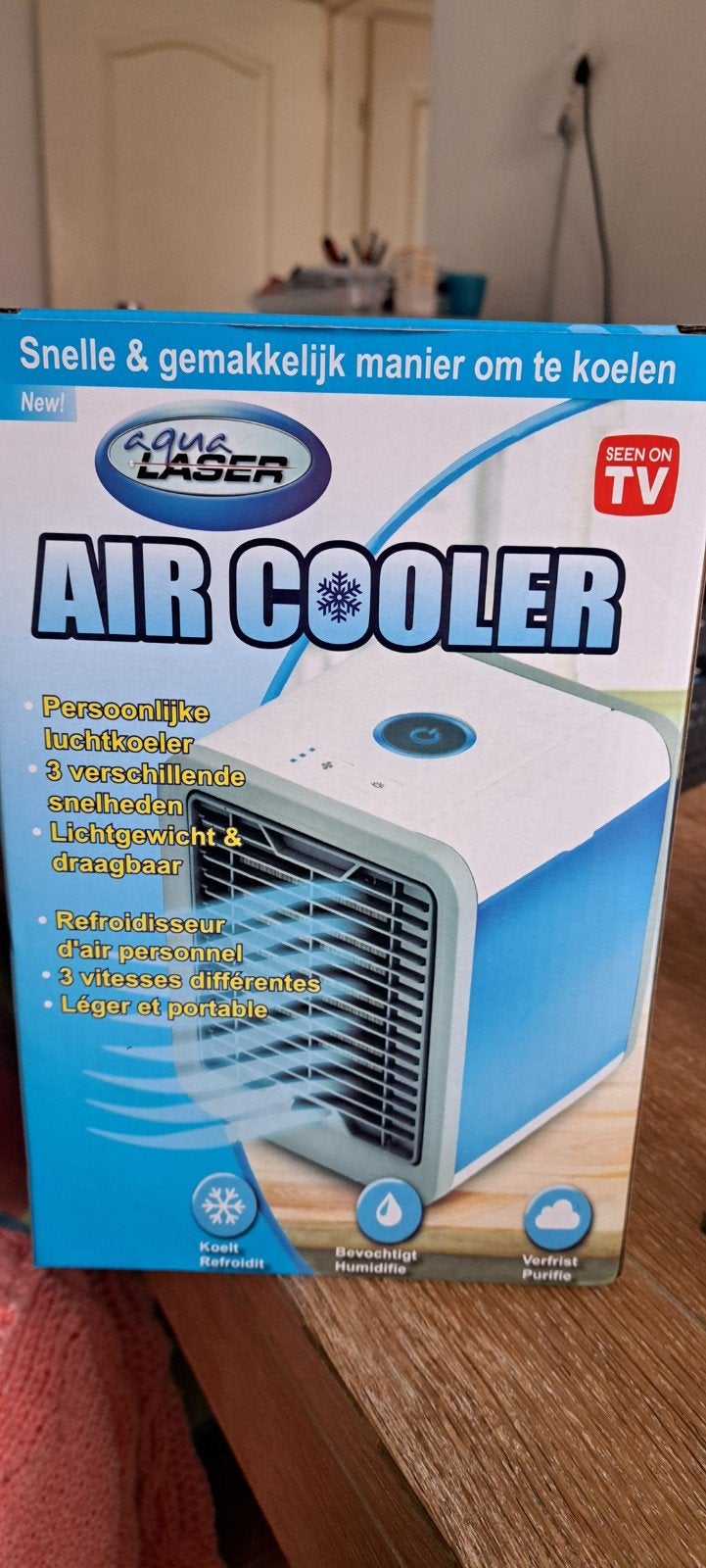 air cooler, Ophalen, Tafel- of Grondventilator, Minder dan 60 m³, 3 snelheden of meer