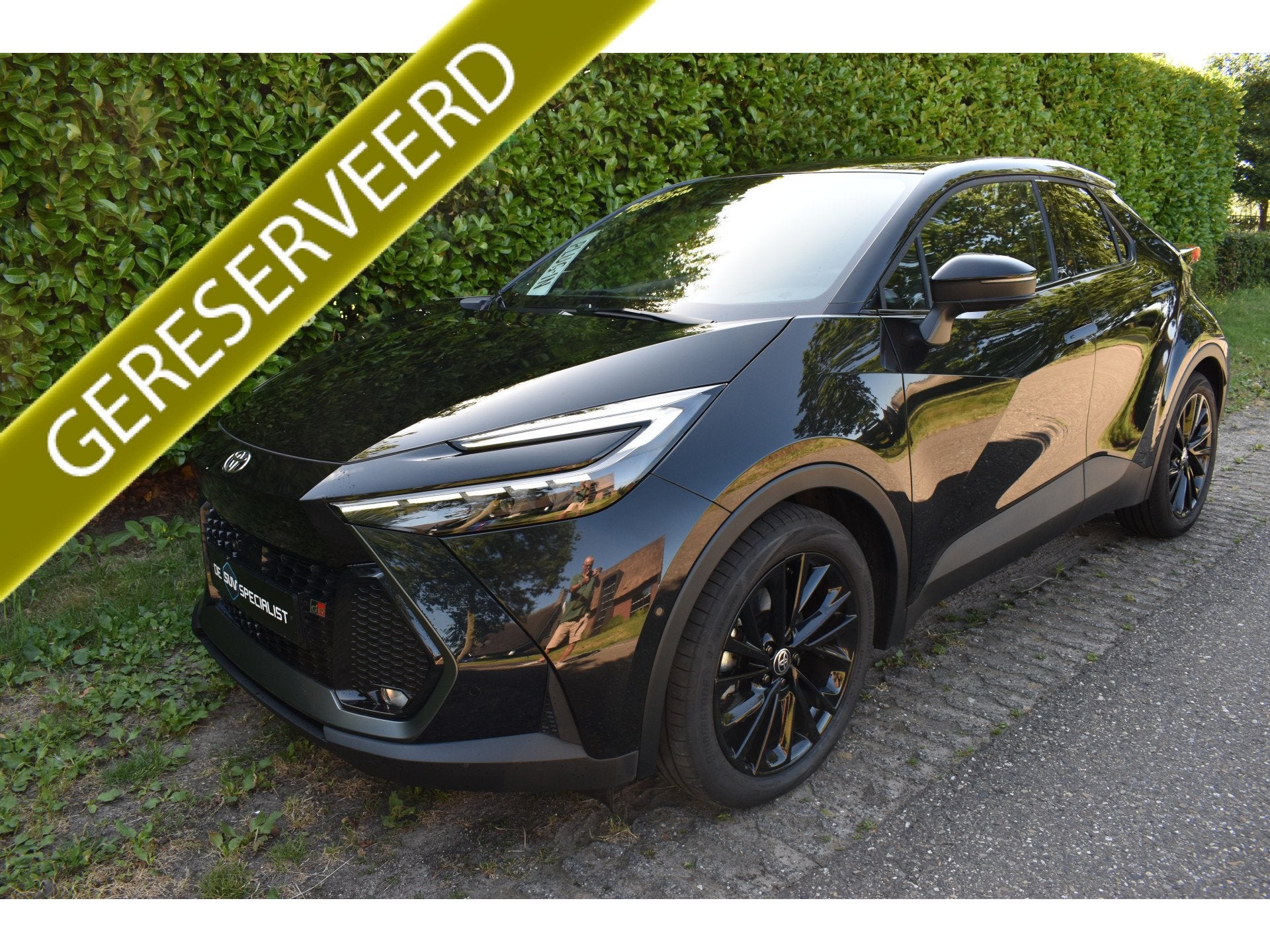 Toyota C-HR 2.0 Plug-in Hybrid 220 GR SPORT PANO FULL!, Auto's, Toyota, Automatische klimaatregeling, Euro 6, 4 cilinders, Zwart
