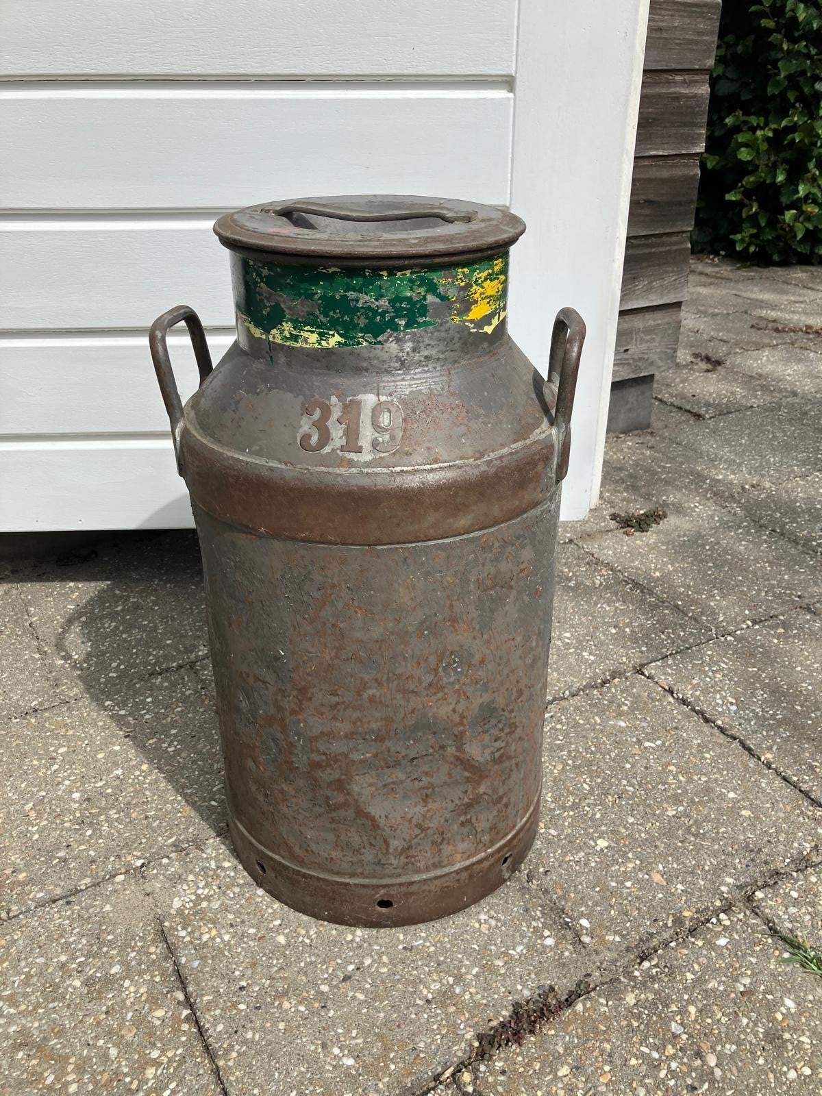 Antieke melkbus met nummer 319, Antiek en Kunst, Ophalen